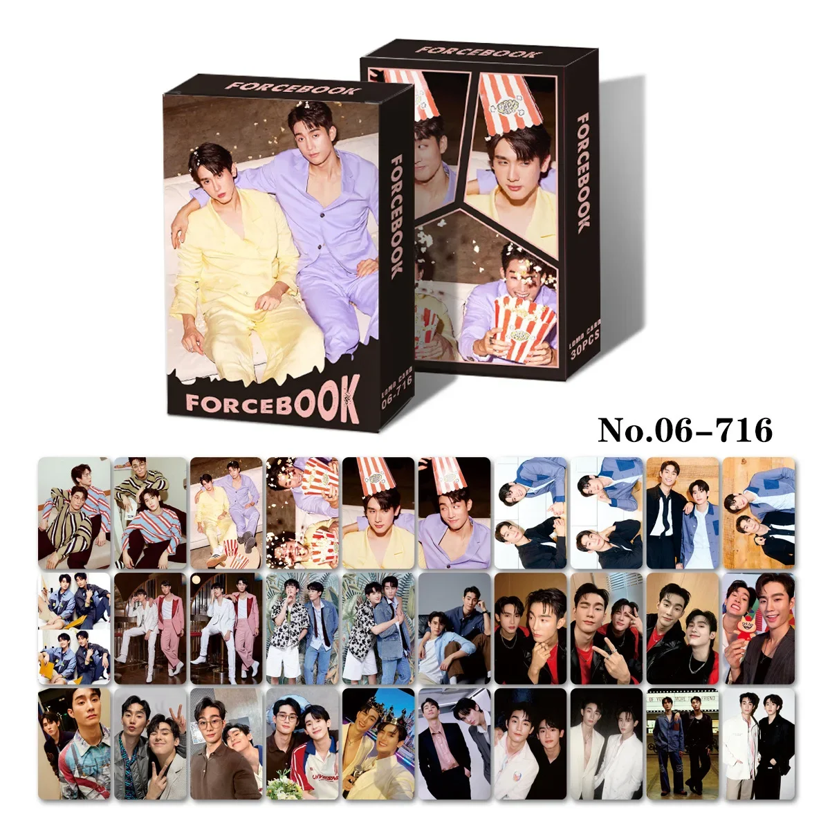 

30PC/SET Bossnoeul Bbbuild Pondphuwin Firstkhaotung Geminifourth Perthsaint Winnysatang Netjames Zeenunew Ohmfluke Box Lomo Card