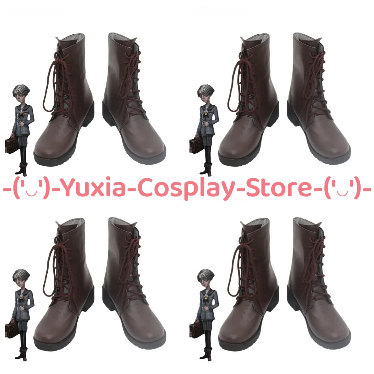 

Юксиакосплей! Identity V Бальзамировщик Обувь для косплея Аниме Игровой персонаж Опора Сапоги из искусственной кожи Хэллоуин Карнавальный костюм для вечеринки