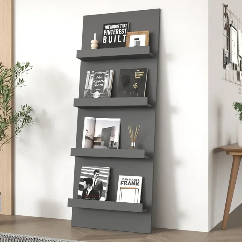 Prefabricated Mobile Bookcases Books Vertical Multi-purpose Shelf Bookcases Corner For Room Modern Estanteria Furniture Fg02