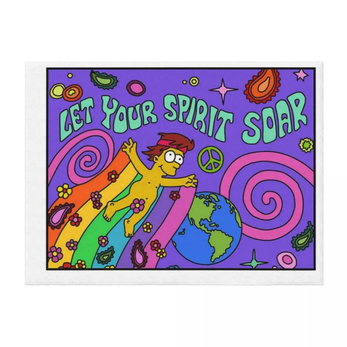 

Let Your Spirit Soar Throw Blanket Luxury Designer cosplay anime Sofa Quilt Sofa Throw Blankets
