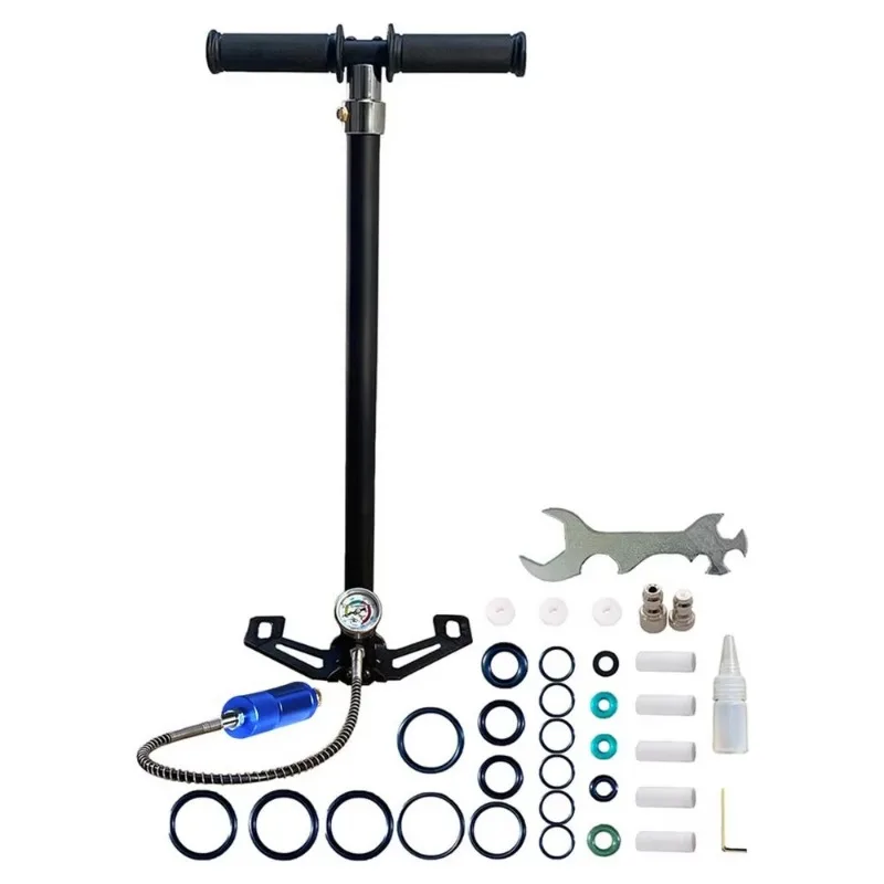 three-stage-upgraded-submersible-high-pressure-manual-pump-with-oil-water-separation-filter-mini-gas-cylinder-pump