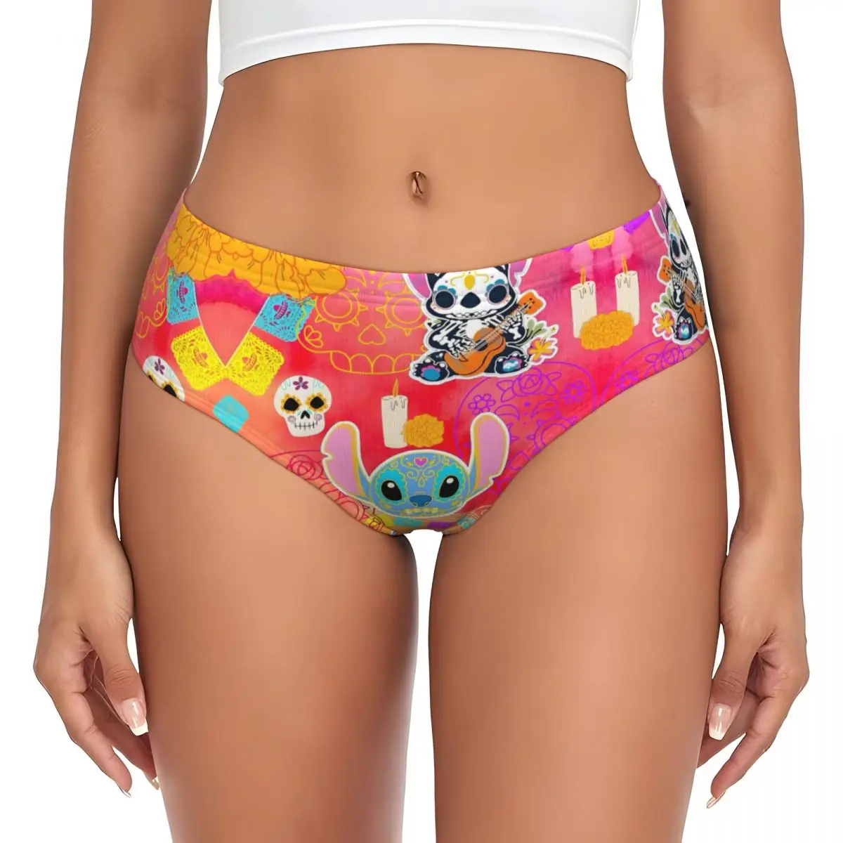 Calzoncillos respirables de la historieta de la ropa interior femenina de encargo de las bragas del punto de Animes de las mujeres