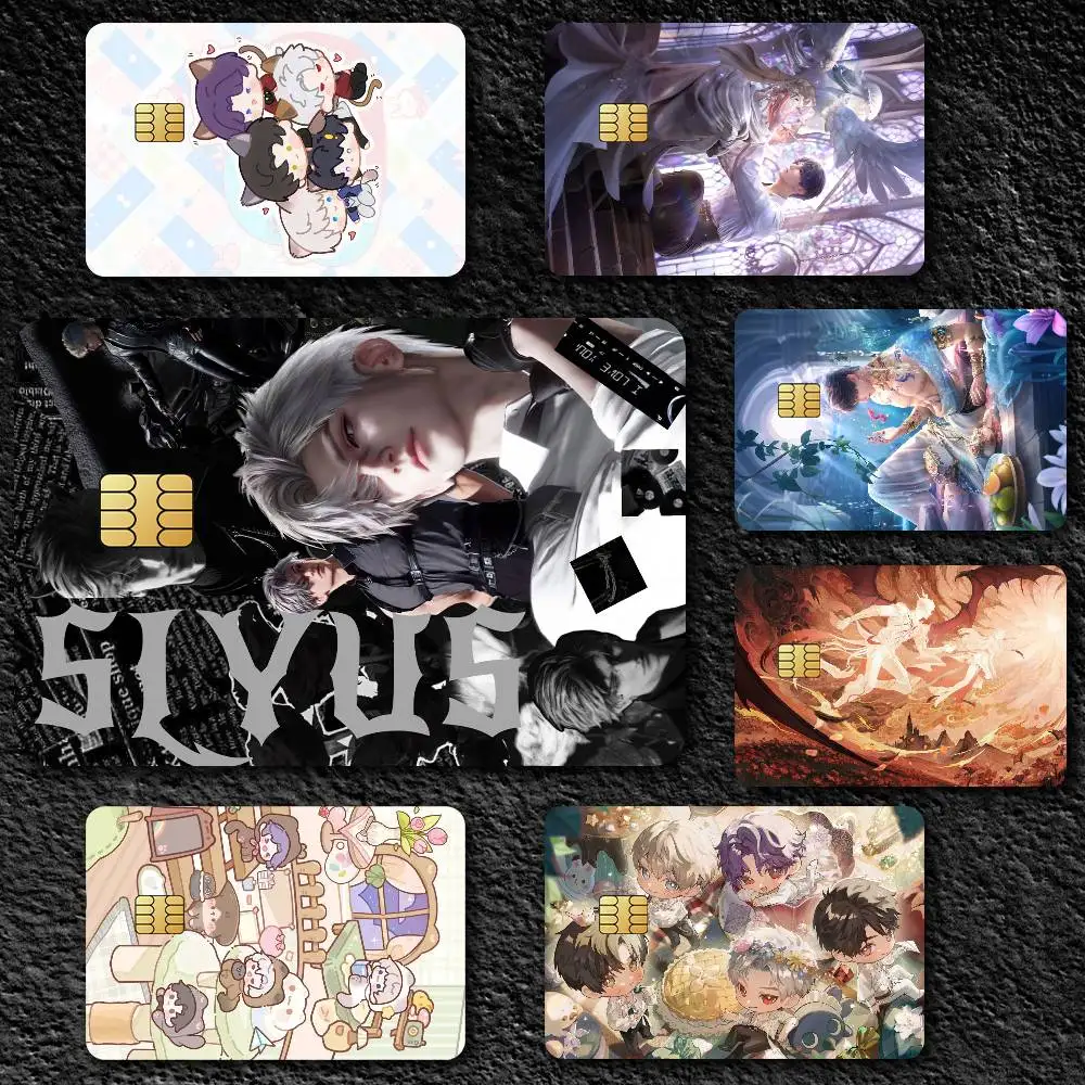 Game L-Love and Deepspace Credit Card Skin Stickers for Bank Card Bus Metro Card Sticker Waterproof Gift