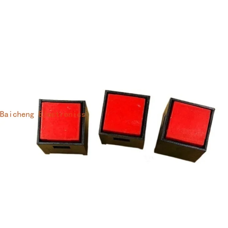 10PCS Insert 4-pin and lightly touch the 10 * 10 * 12 button. The red button is used to reset the square switch