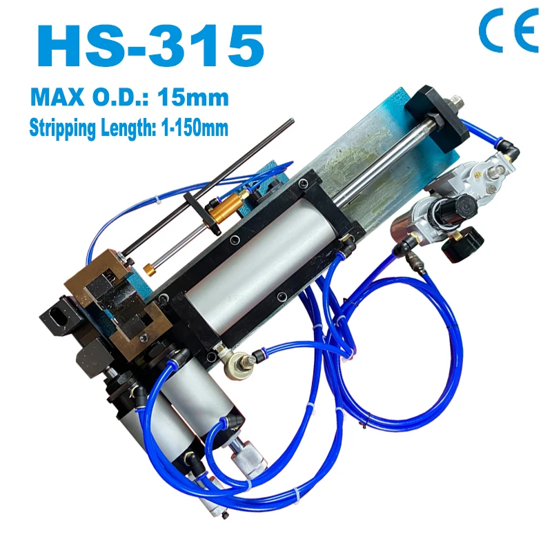 

315 Pneumatic Cable Stripping Machine for Large Diameter Wires up to 20mm Air-Powered Peeling Cutting Tool