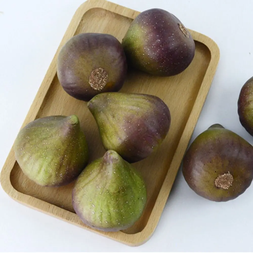 

Food Model Mini Simulation Fig Ornament Handicrafts Lifelike Artificial Fig Funny Fruit Model Wedding Party Decorations