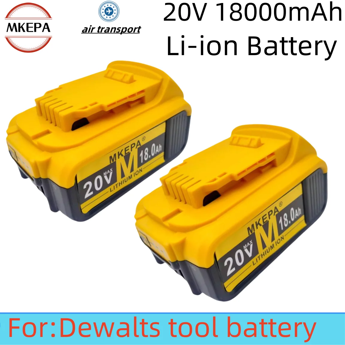 

New 100% Original 18000mAh 20V for Dewalt Power Tool Battery DCB206 20V 18.0Ah Battery DCB206 20V Battery DCB205 DCB204