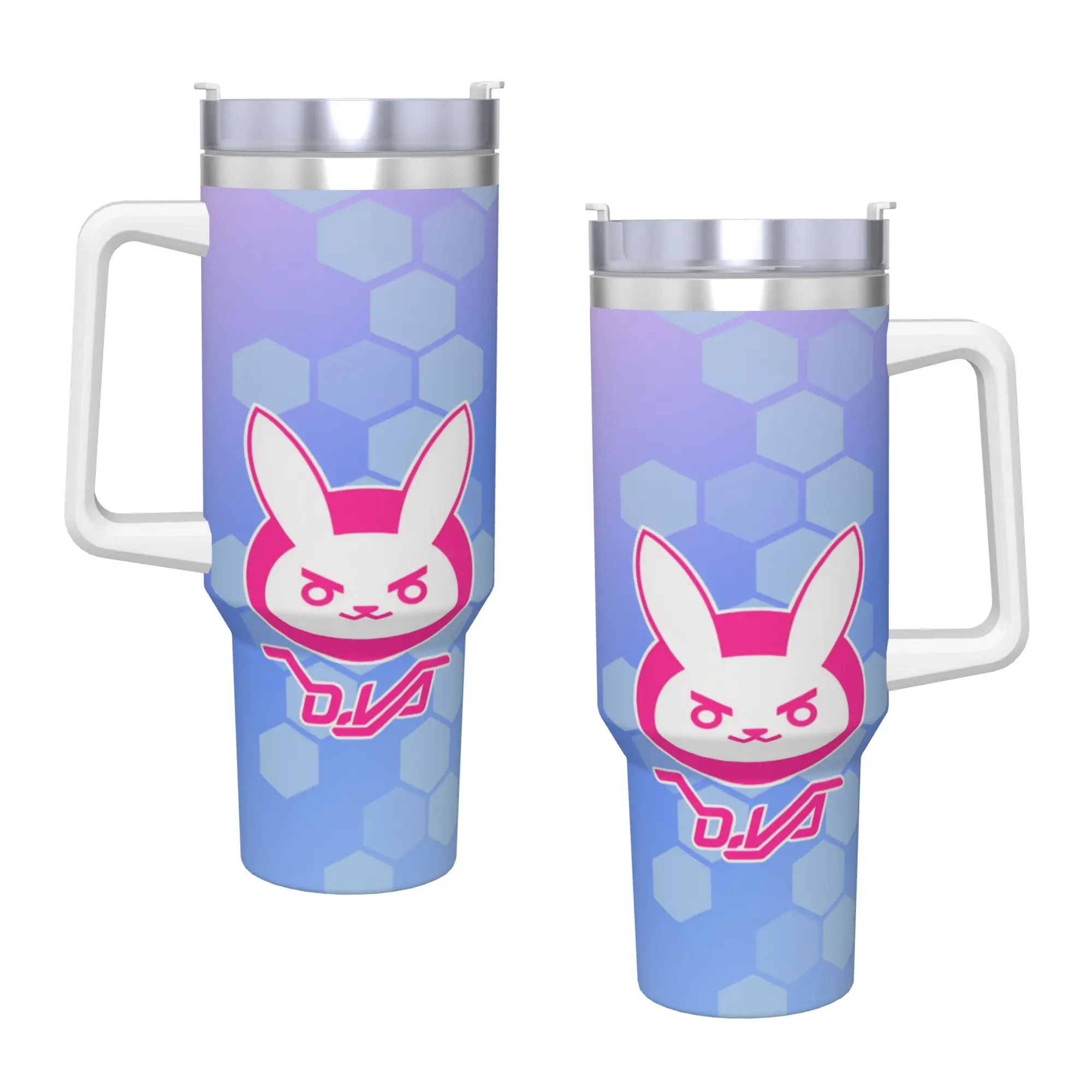 Stainless Steel Tumbler O-OverwatchES Thermal Mug  Portable Hot Drinks Car Mugs Travel Custom Water Bottle