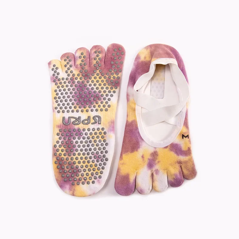 

1 Pair Camo Yoga Pilates Socks for Women Non-slip Indoor Sports Socks Fitness Dance Ballet Gymnastics Floor Socks