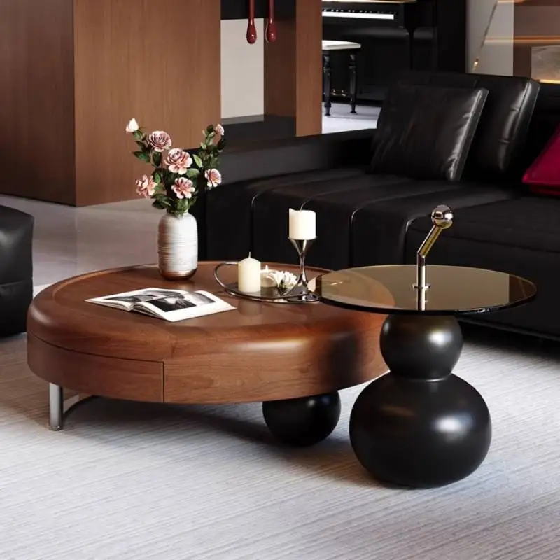 

Storage Business Coffe Tables Round Quality Office Bauhaus Luxury Table Living Room Modern Smart Mesa De Centro Furniture