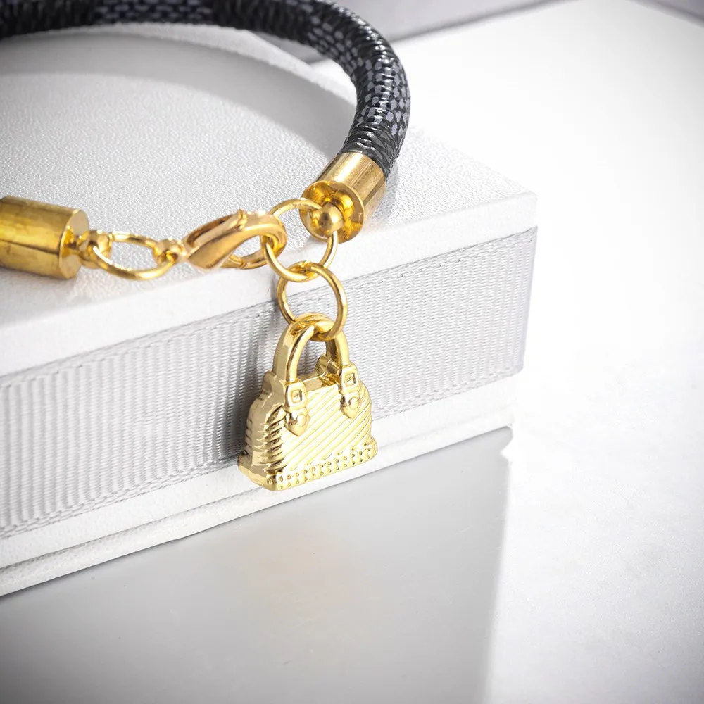 2025 Gold Plated Unisex Bracelet - Striped Hand Chain & Bag Charm - Best Seller Jewelry Gift