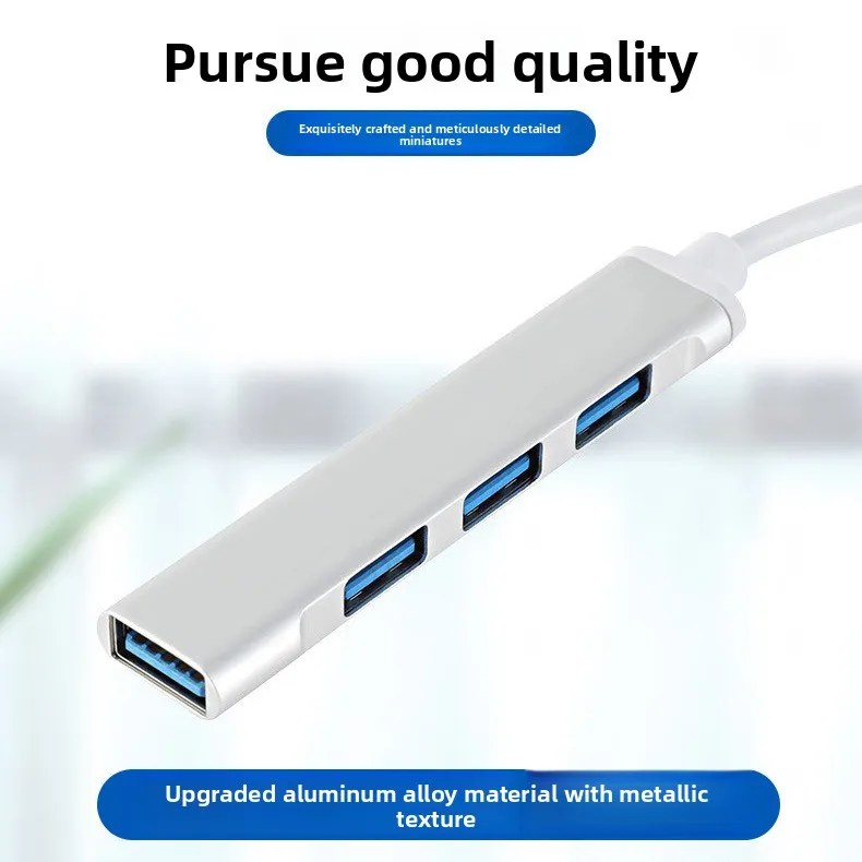 Type-C To USB 3.0 4-in-1 Docking Station, Compact Multi-Function Expander for PC & Notebook Tool