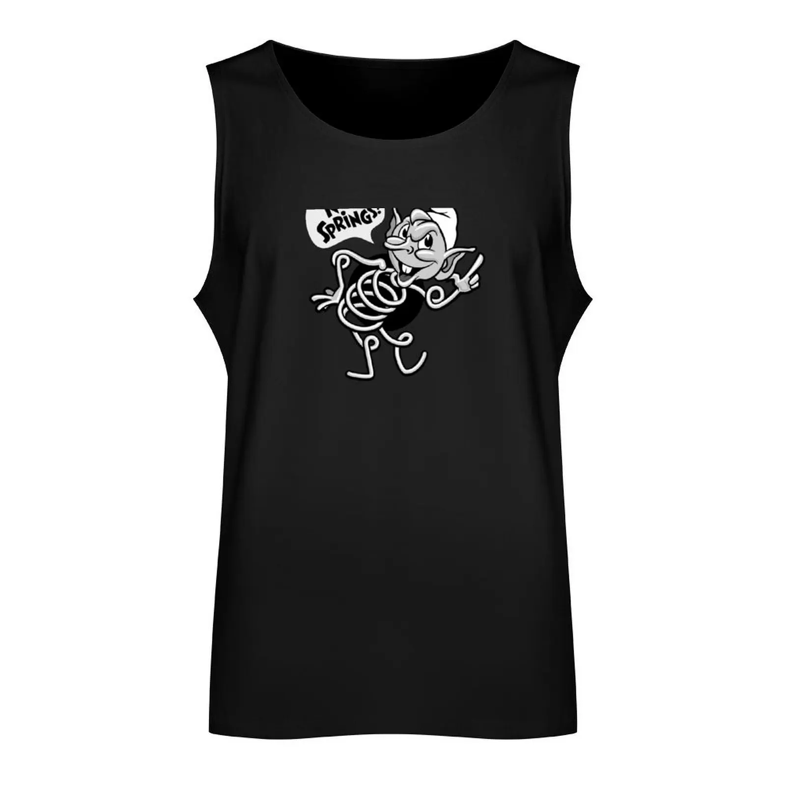 Coily the Spring Sprite Tank Top gym clothing men Sports clothing