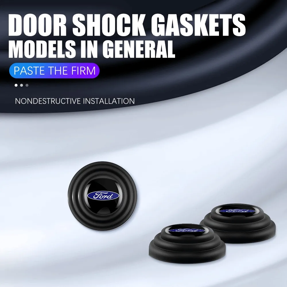 

Car Trunk Sound Insulation Pad Door Shock Absorbing Gasket For Ford Fiesta Mondeo Fusion Explorer Escape Focus Ranger Mustang ST