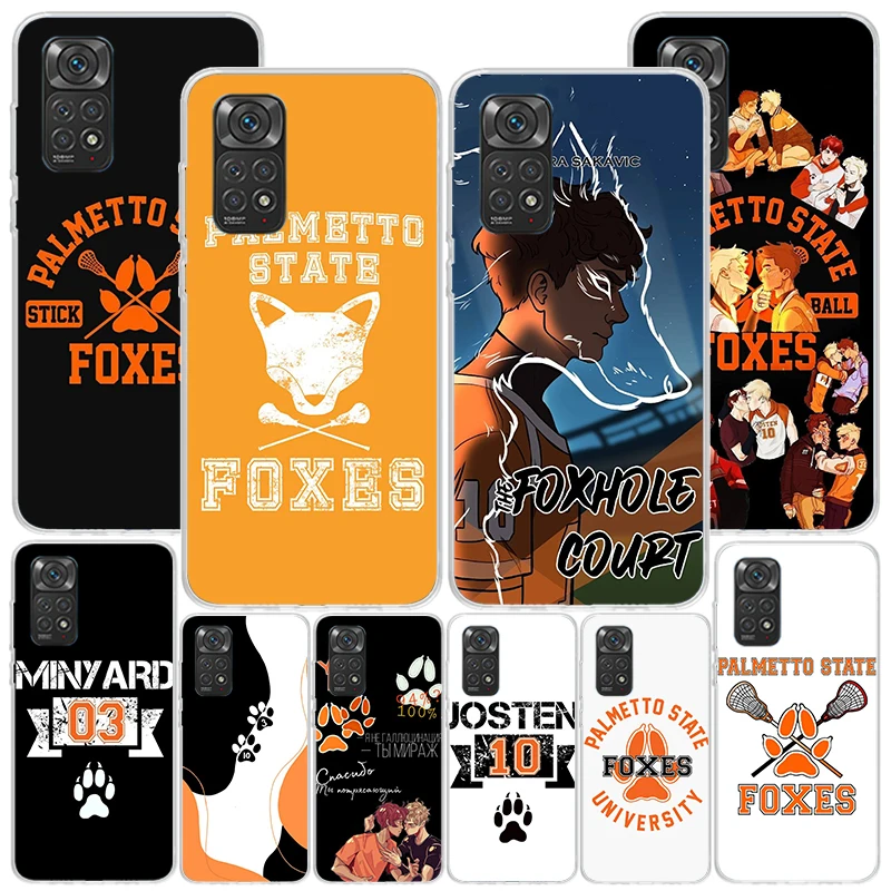 Andreil All For The Game Palmetto State Foxes Phone Case For Xiaomi Redmi Note 12 12S 13 11 11S 11T 10 11E Pro Plus 10S 9 9S 9T