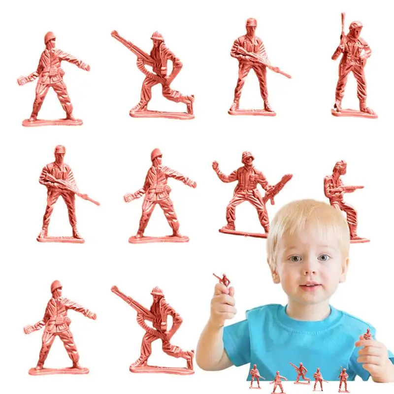 Soldier Toy Classic Soldier Men Toys Figure Models 50pcs Interactive Soldiers Figures Models Soldier Toy Action Figures For Desk