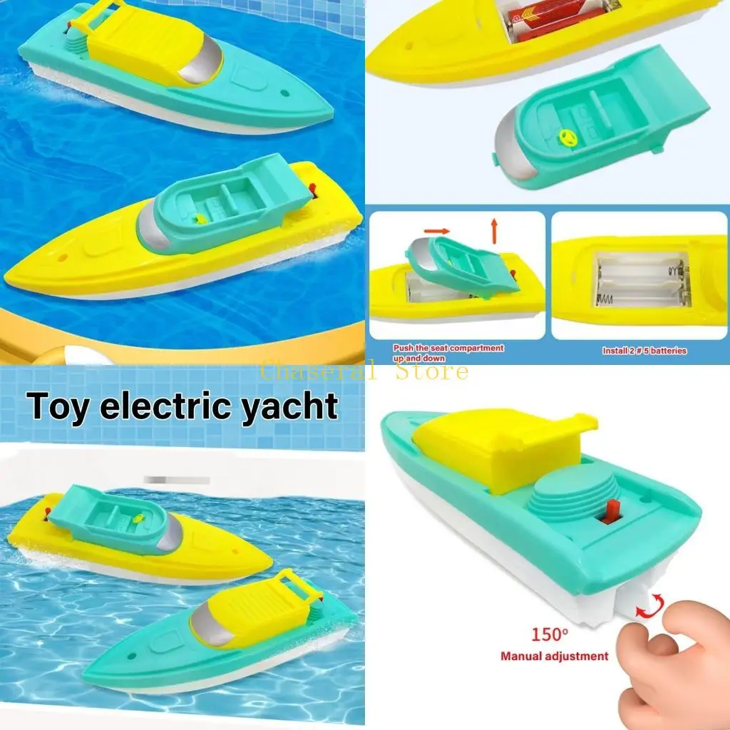 E7CE Water Table Bathtub Tub Toy Battery Operated Toy Boat Educational Toy Gifts