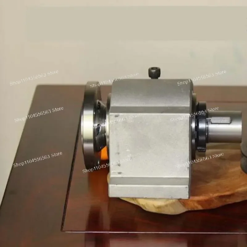 High Speed Lathe Spindle Assembly with Integrated Flange for CNC Machine Models 80/100, Replacement Headstock Component