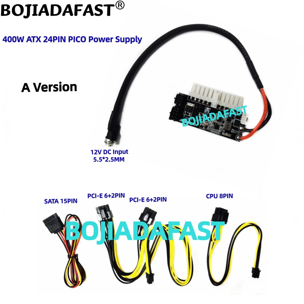 

Выход 400 Вт ATX 24PIN Pico PSU Модуль питания 12 В постоянного тока вход для мини-компьютерного корпуса/видеокарты