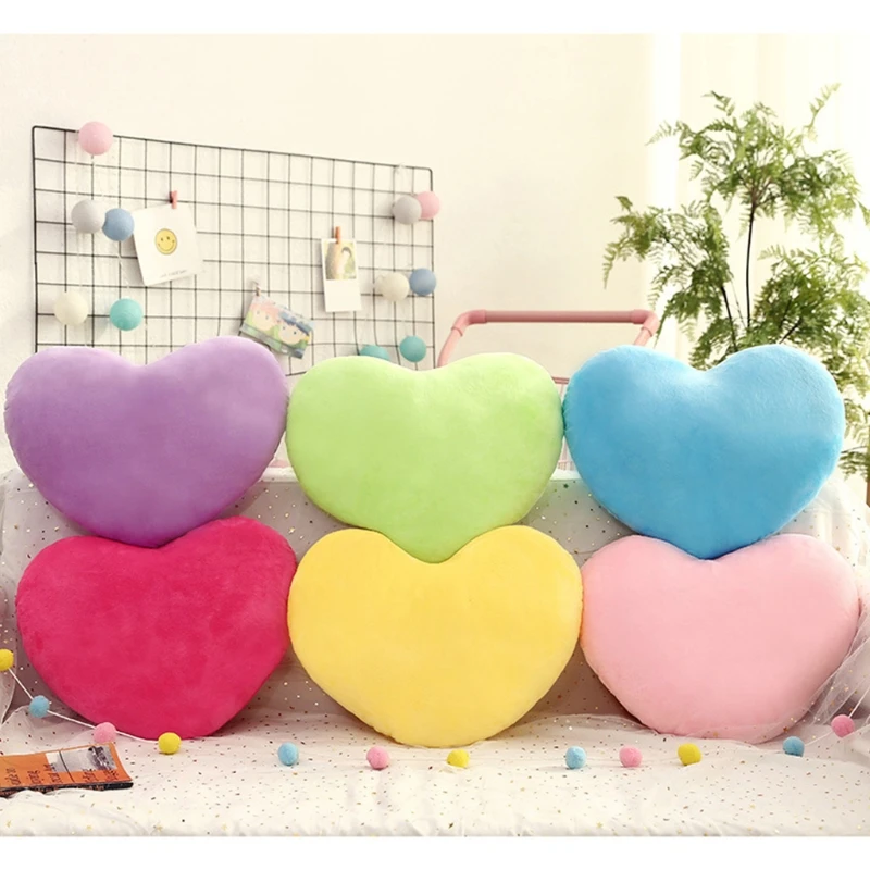 Plush Pillow Heart Shape Cushion for Baby's Room to Add a Comfortable Feeling Gift for Mother's Day Baby Birthday