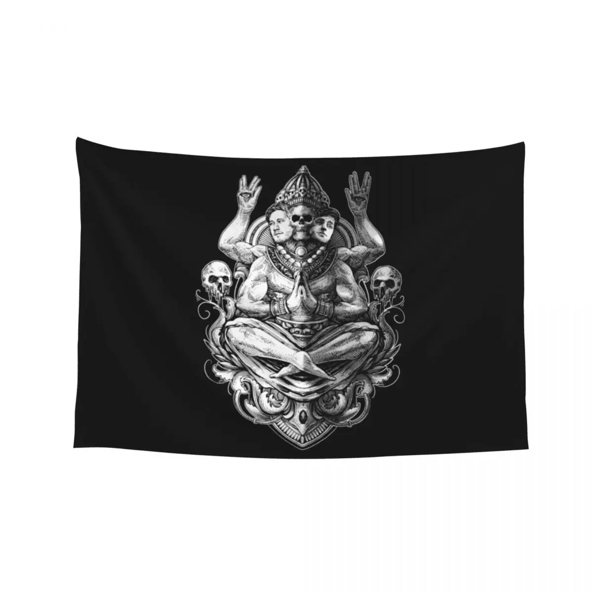 

Unus annus m-erch goddus annus Tapestry House Decoration Christmas Decoration Tapete For The Wall For Bedroom Tapestry