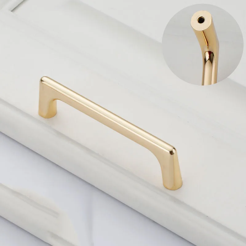 Kitchen Hardware Cabinets Handles Wardrobe Drawer Kitchen Cabinet Handles Door Modern Golden Pomos Muebles Tiradores Furniture