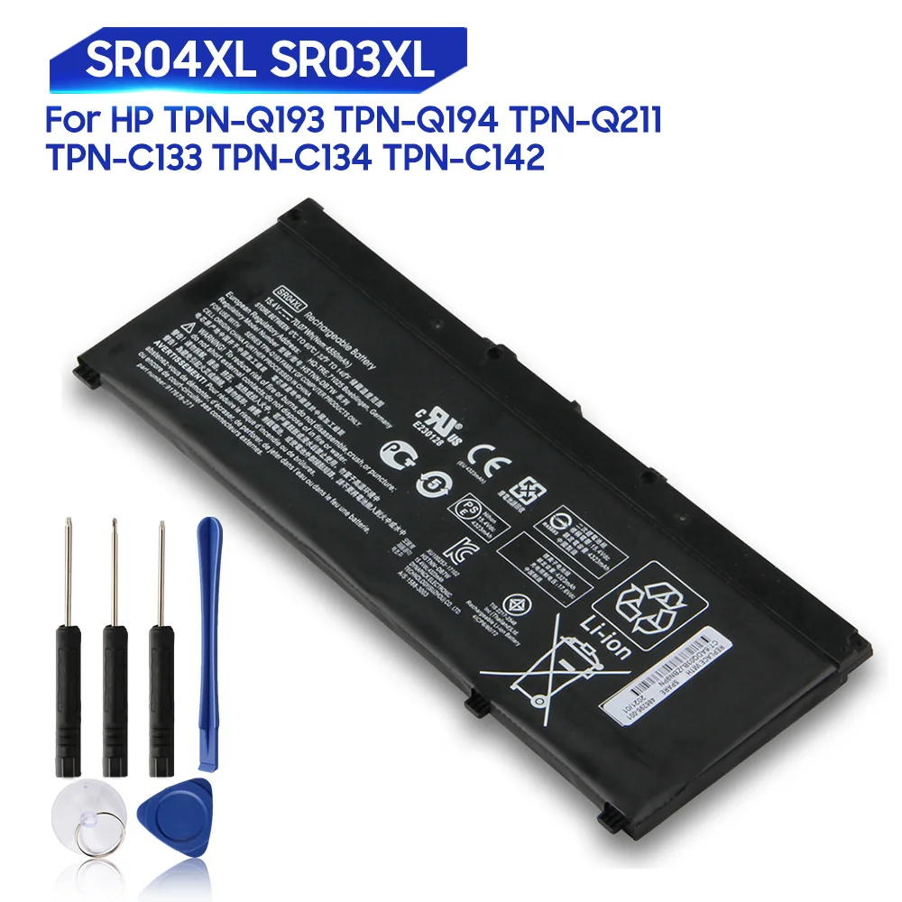 New Replacement Battery SR04XL SR03XL For HP HSTNN-DB7W 15-CE 15-CB15-DC 15-CX Omen15 TPN-Q211 Q193 Q194 TC133 C134