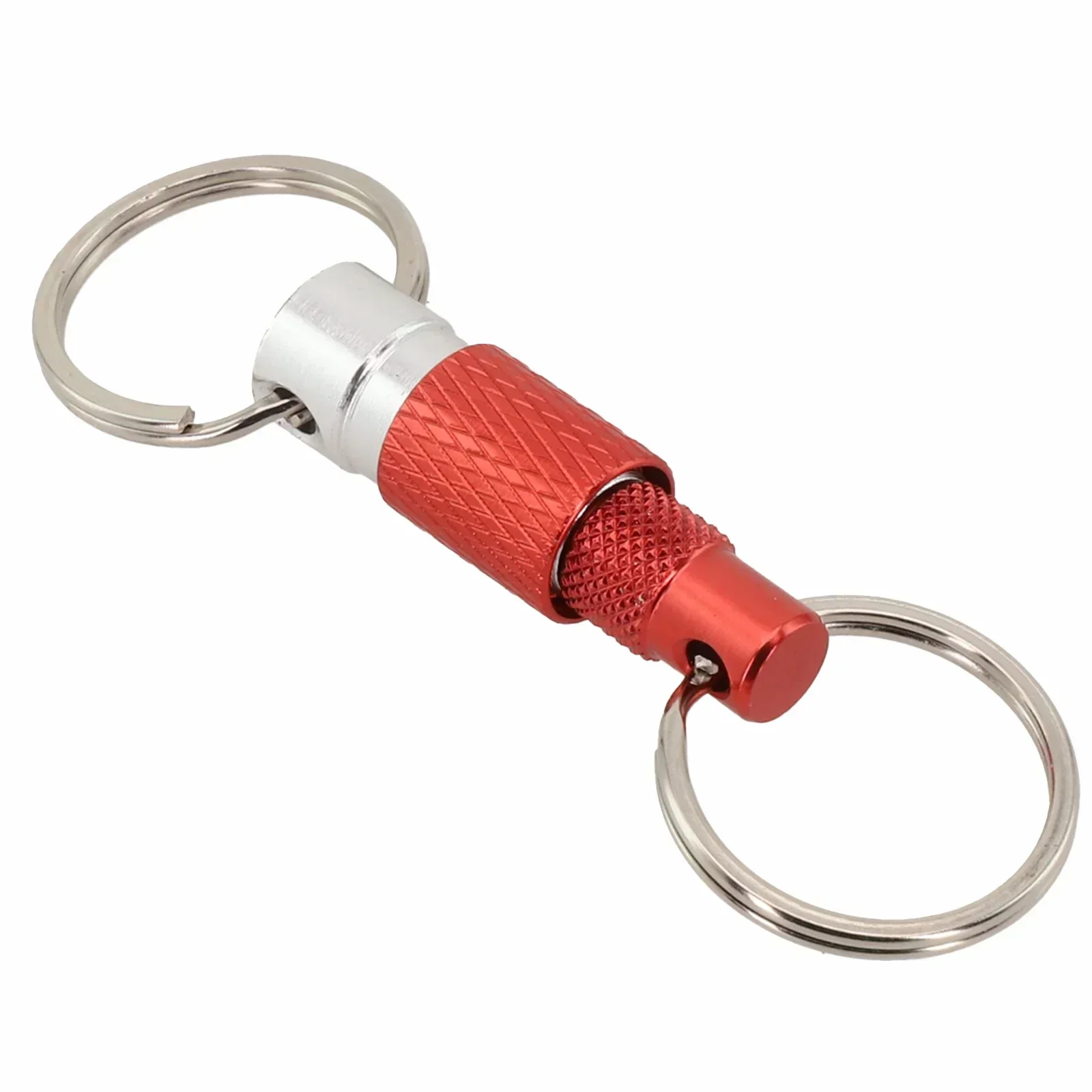 Attach To Bags For Outdoor Activities° Rotation Keychain Dual Ring Buckle Innovative Design Quick Release Lock