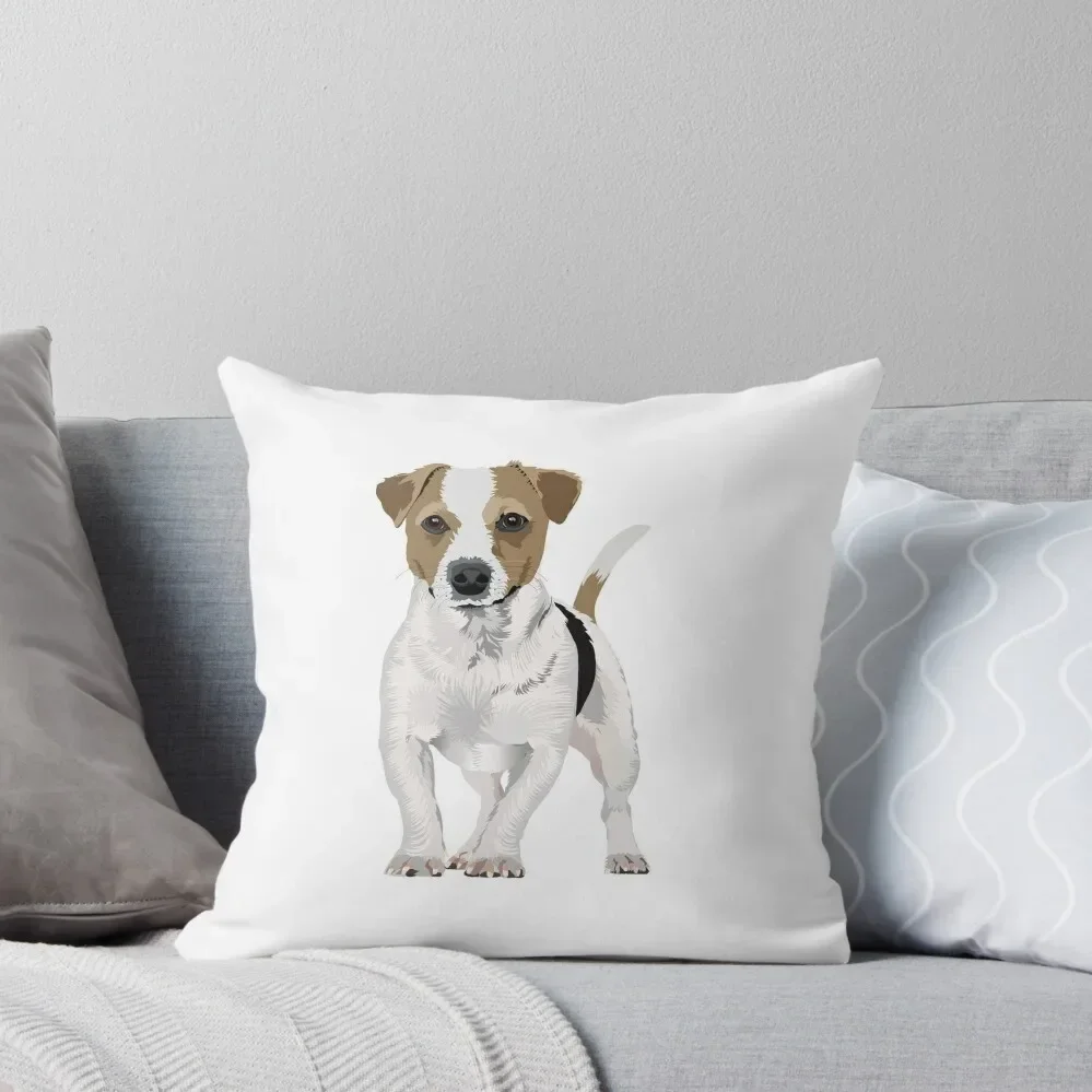 Jack Russell Terrier Dog Throw Pillow Christmas Covers christmas decorations for home 2024 Pillow