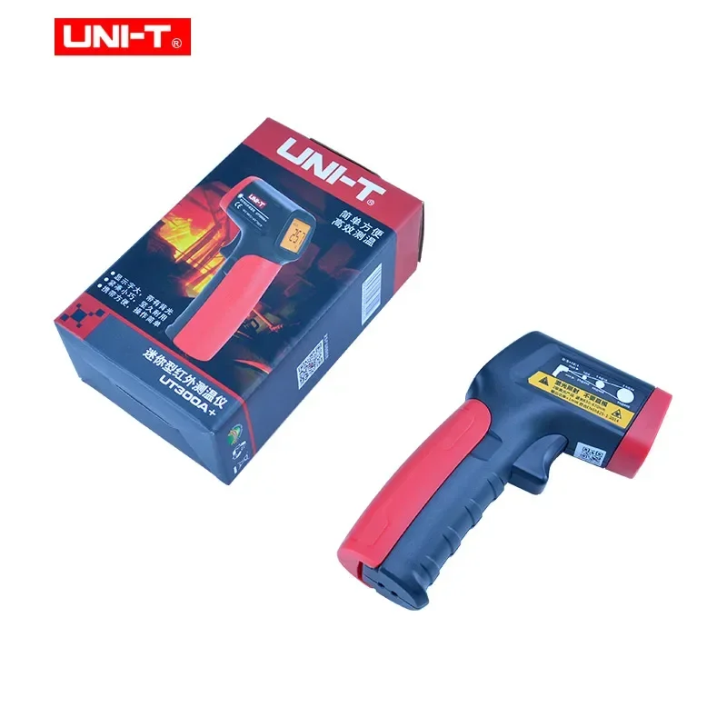 UT300A เลเซอร์อินฟราเรดแบบพกพา UNI-T + ปืนวัดอุณหภูมิแบบไม่สัมผัส