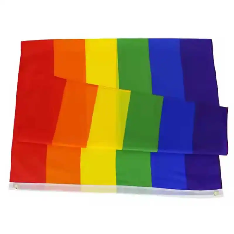 Rainbow Flag 90x150cm LGBT Gay Pride Bisexual Transgender Pansexual 3x5 Feet Home Party Decoration
