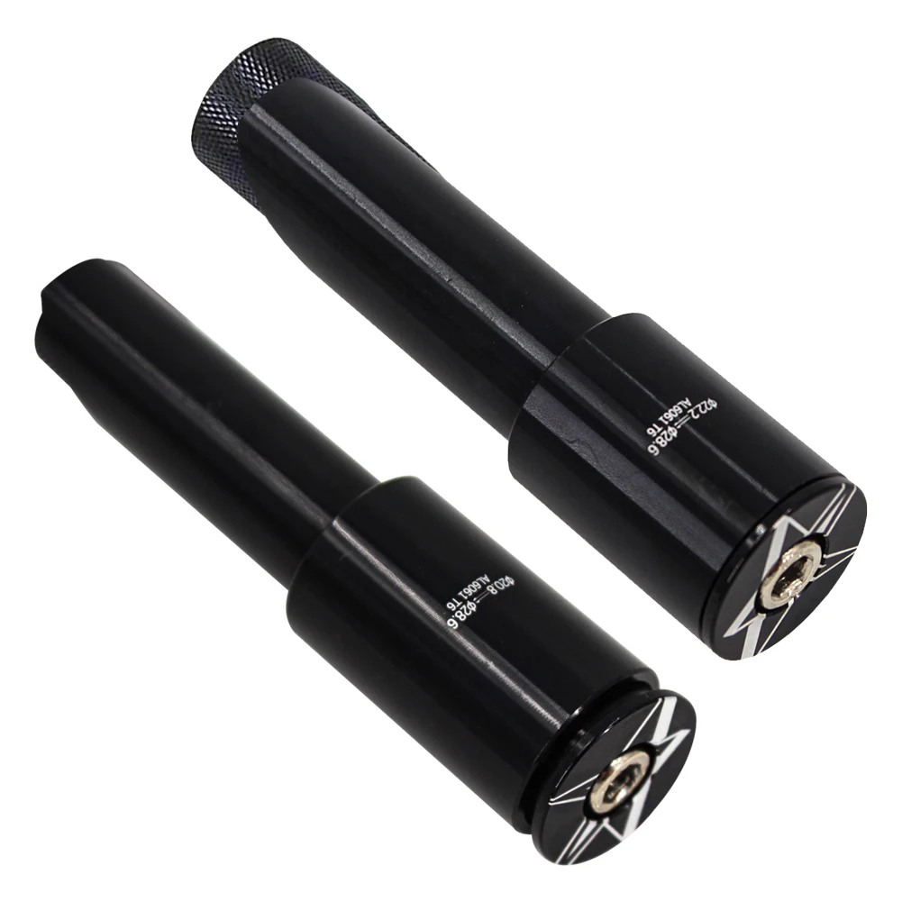 Aluminum Alloy Quill to Ahead Bike Stem Riser Adapter 22.2mm/20.8mm to 28.6mm Outdoor Cycle Biking Entertainment