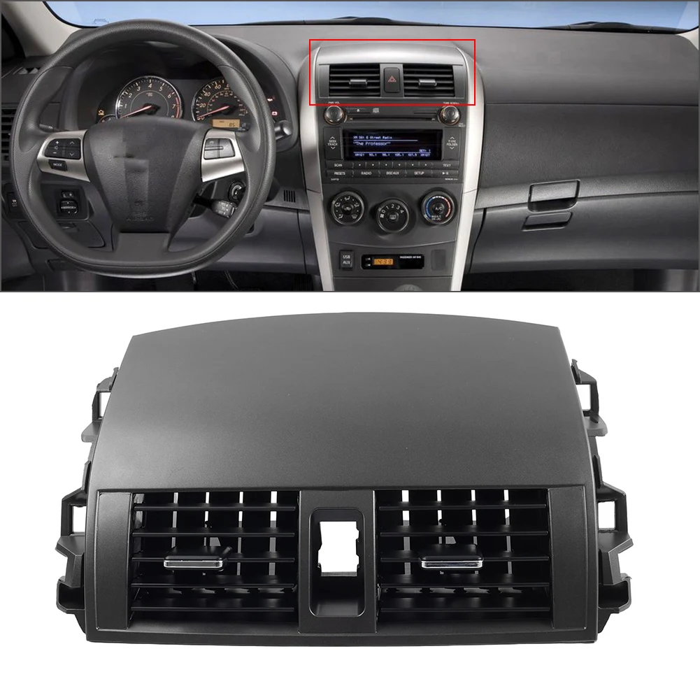 

Car Center Dash Board A/C Outlet Air Vent Upper Bezel Cover For Toyota Corolla 2008 2009 2010 2011 2012 2013