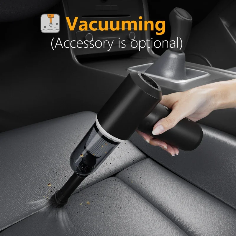 Car Wireless Vacuum Cleaner Handheld High-Power Dust Blower Rechargeable Multi-Function Air Pump Cleaning Machine for Home Car