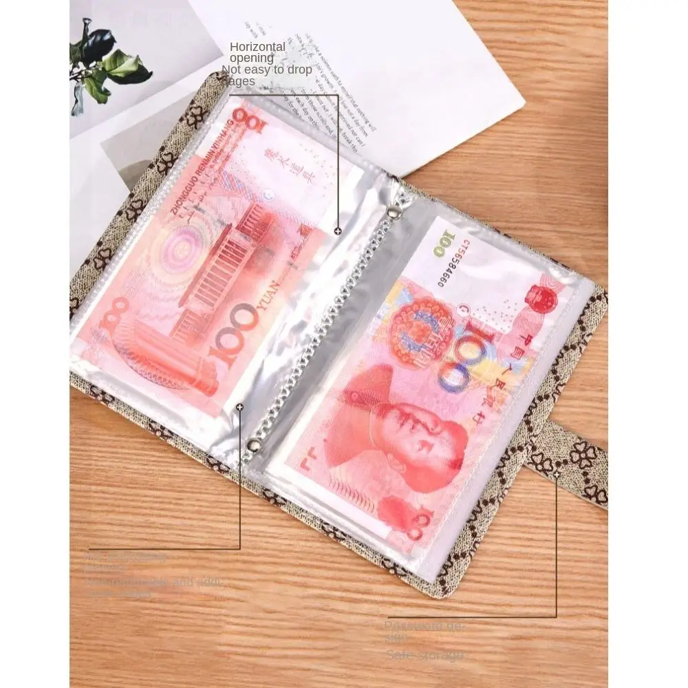 

With Password Lock 100 Envelopes Money Saving Challenge Save Money Large Capacity Money Collection Book Reusable Waterproof