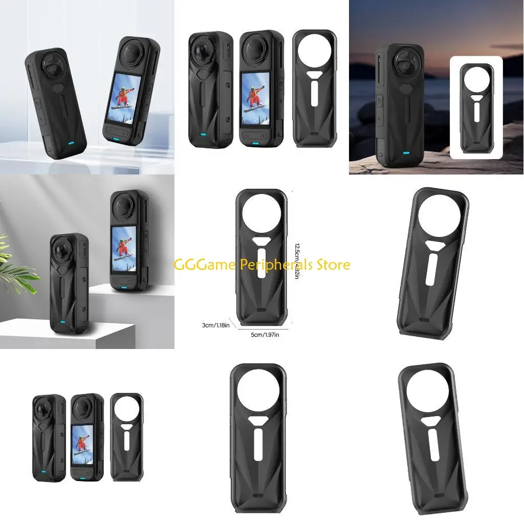 

U55B AntiDust Impact Resistant Silicone Protectors for X5 Camera Equipment