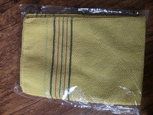 5pcs Exfoliating Bath Body Washcloth Shower Wash Cloths Dead Skin Clean Wash Towel Tool Green bathroom serviette de plage photo review