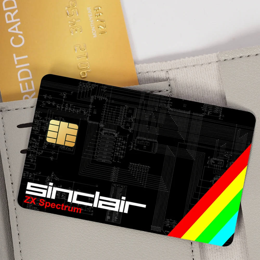 الرجعية سنكلير Zx الطيف بارد الأزياء خدش نمط ملصقات جديدة للماء الديكور غطاء بطاقة 4 قطع