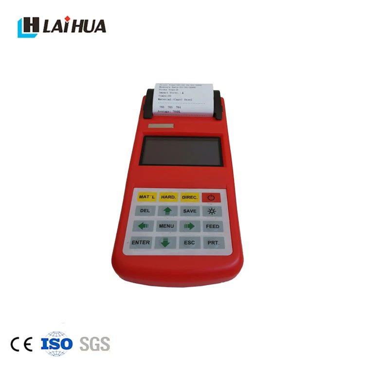 

Leeb Hardness Tester Digital hardness Meter with thermal printing Metal Durometer Portable Leeb Hardness Tester