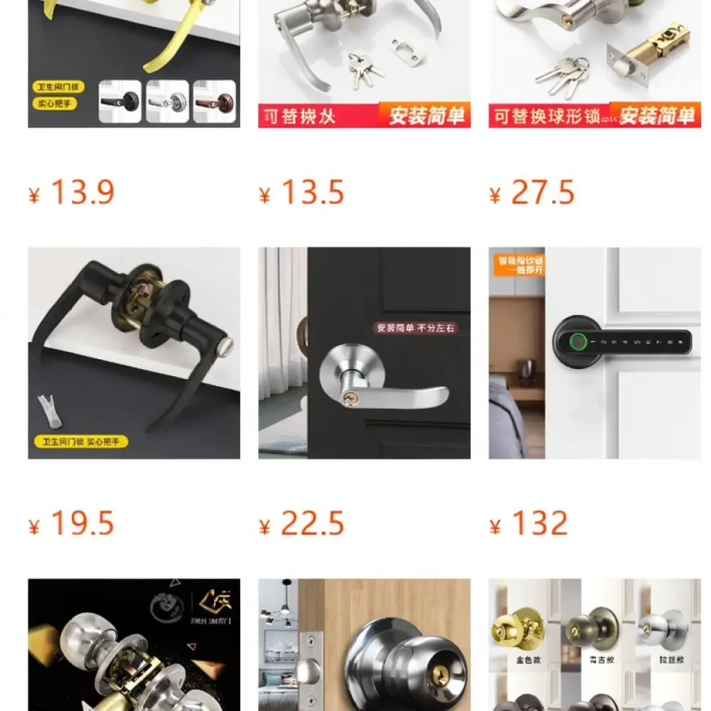 privacy-door-lock-handle-modern-interior-lever-bedroom-hardware-for-guri-universal-replacement-entrance-silver-black-knob