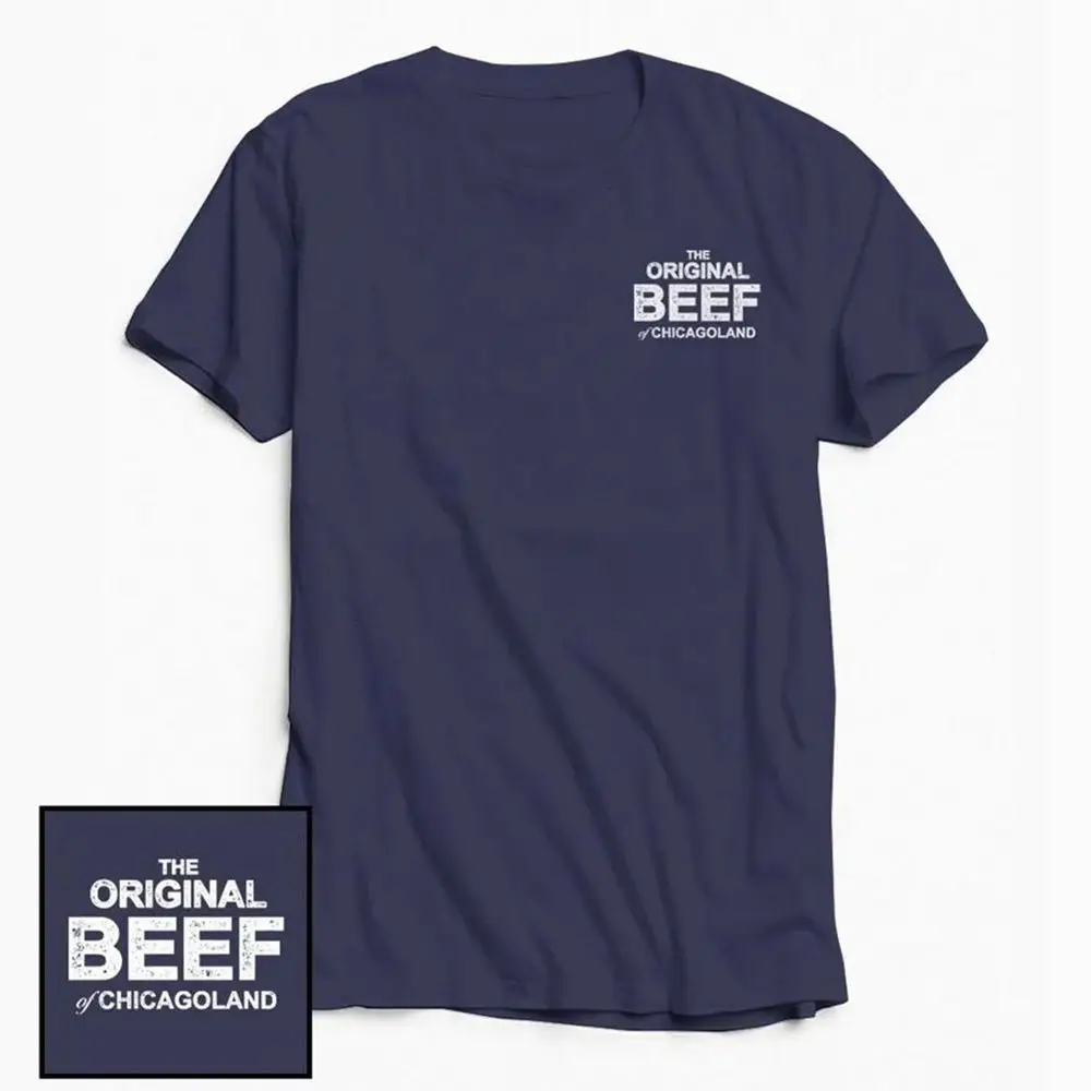 The Original Beef of Chicagoland T-Shirt TV Show The Bear Shirt Richie Carmy Beef Sandwich Shop Pocket Graphic Tee Trendy Tops