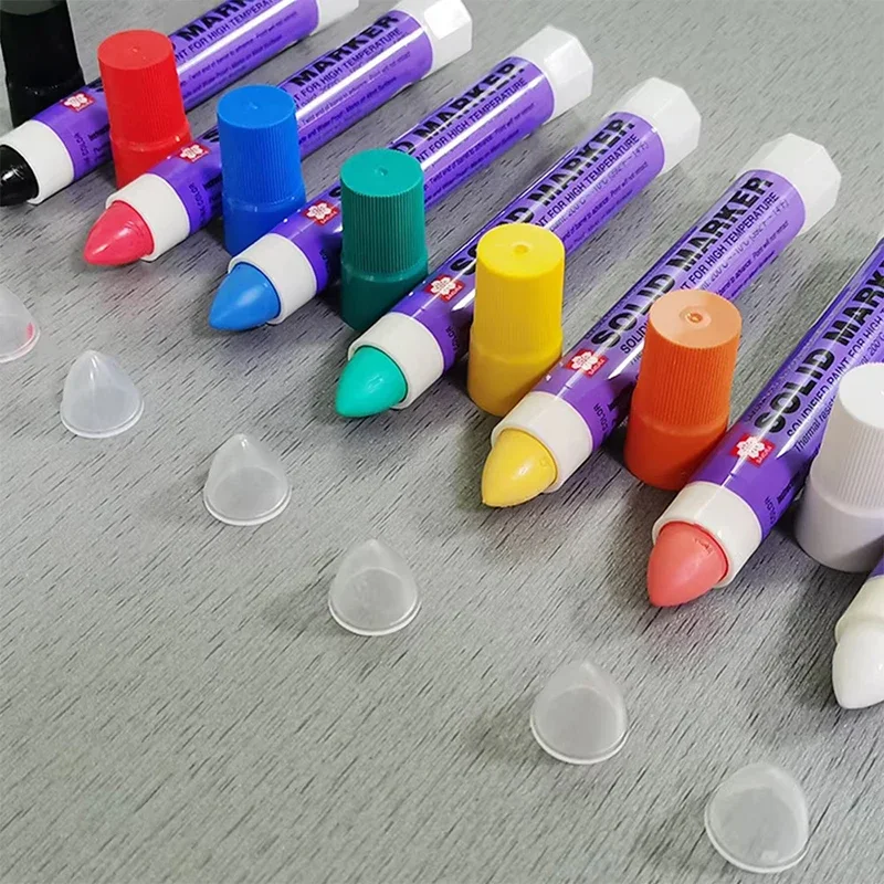

1Pcs Japan Solid Paint Pen Waterproof XSC Industrial Metal High Temperature Tire Marker Permanent Office Supplies