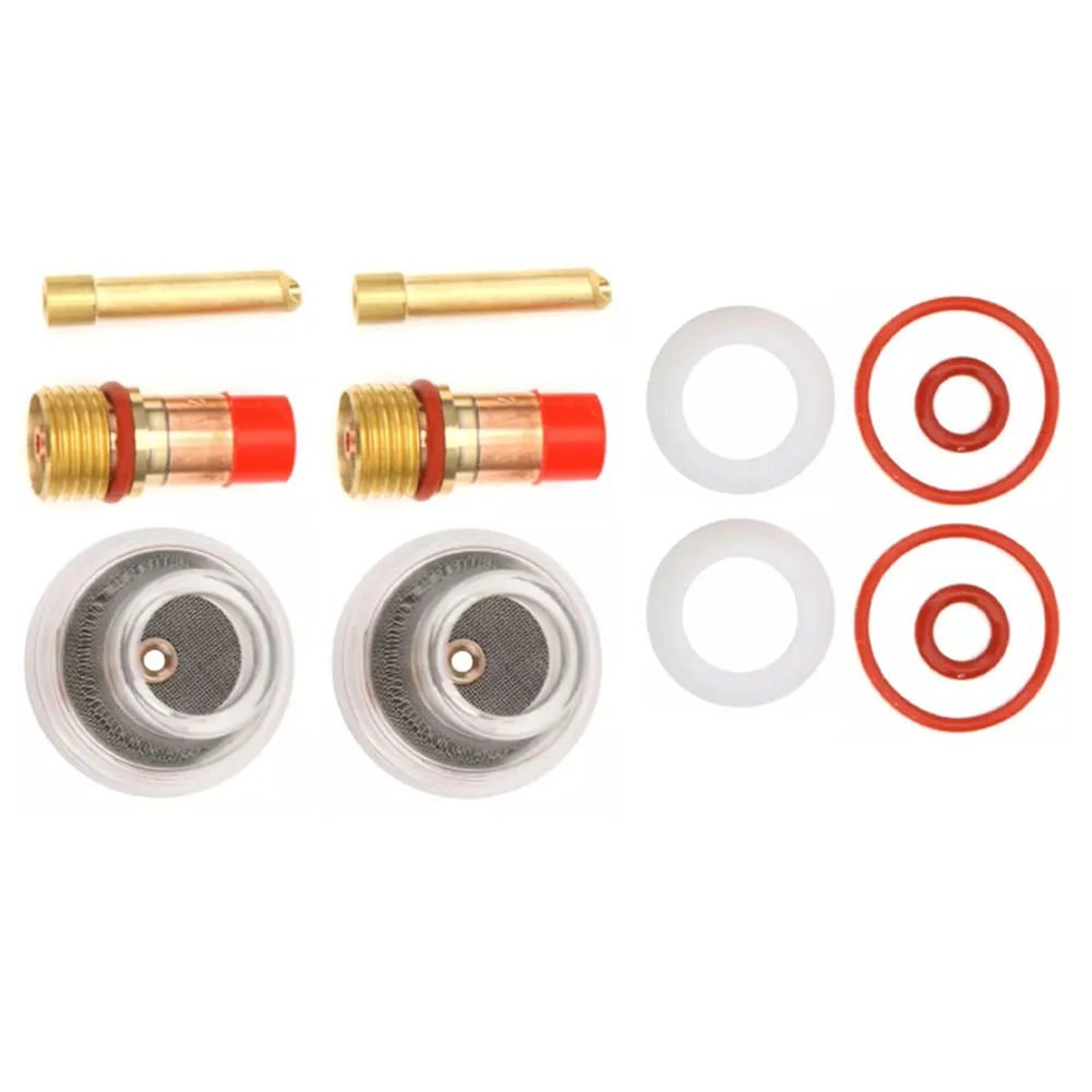 Argon Torch Fittings Gas Lens Collet Professional Applications Convenient To Use For WP 17 18 26 Compatible With WP Torches