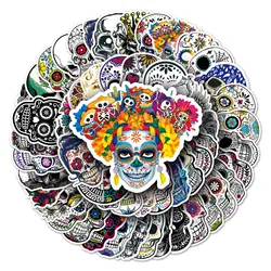 10/30/50PCS Horror Art Skull Stickers Gothic Style Cool Graffiti Decals For Motorcycle Phone Laptop Suitcase Waterproof Sticker