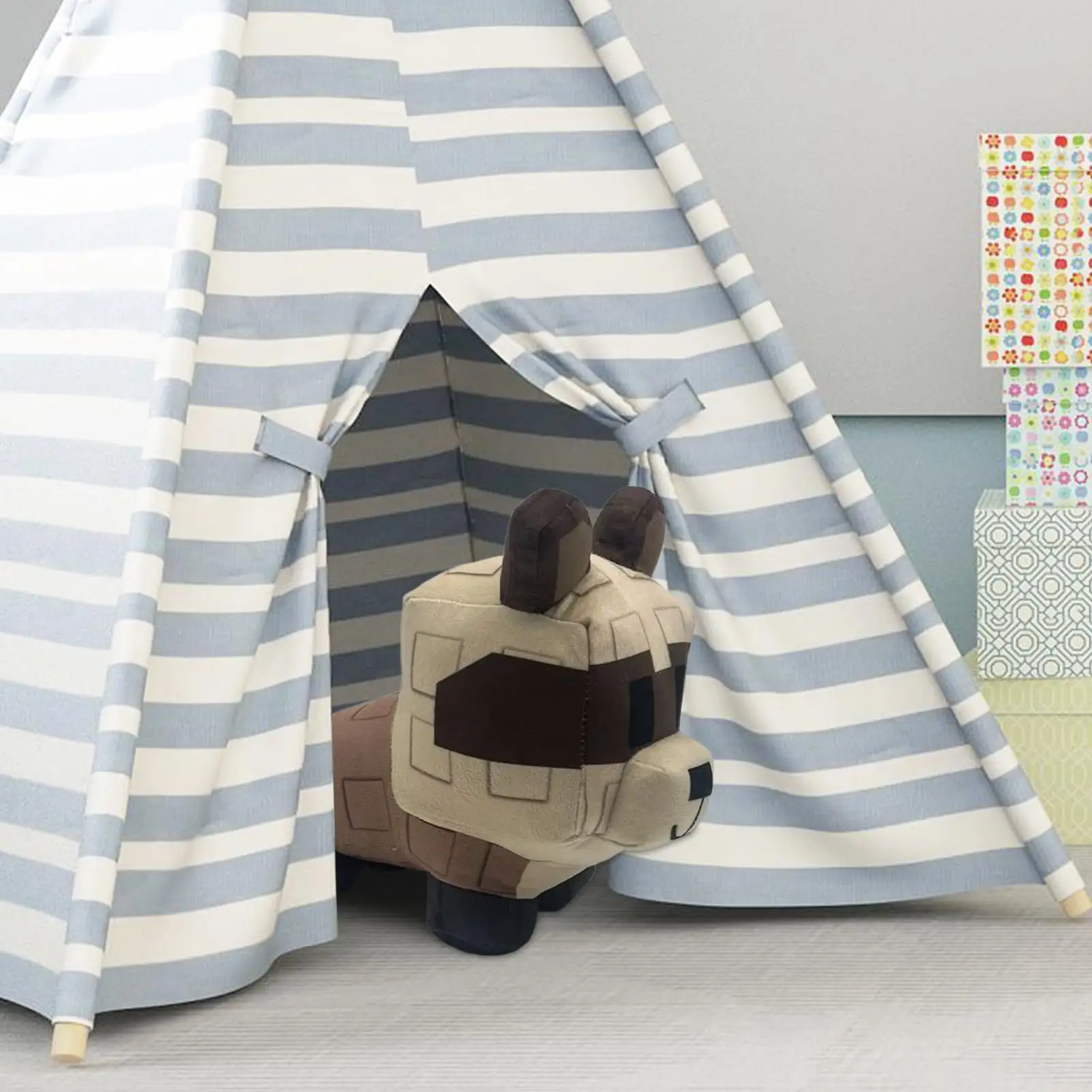 زراعة حديقة ألعاب من نسيج مخملي جميل الراكون لطيف لينة الحيوانات المحشوة دمية وسادة للفتيات الأطفال أطفال هدية عيد ميلاد الطفل