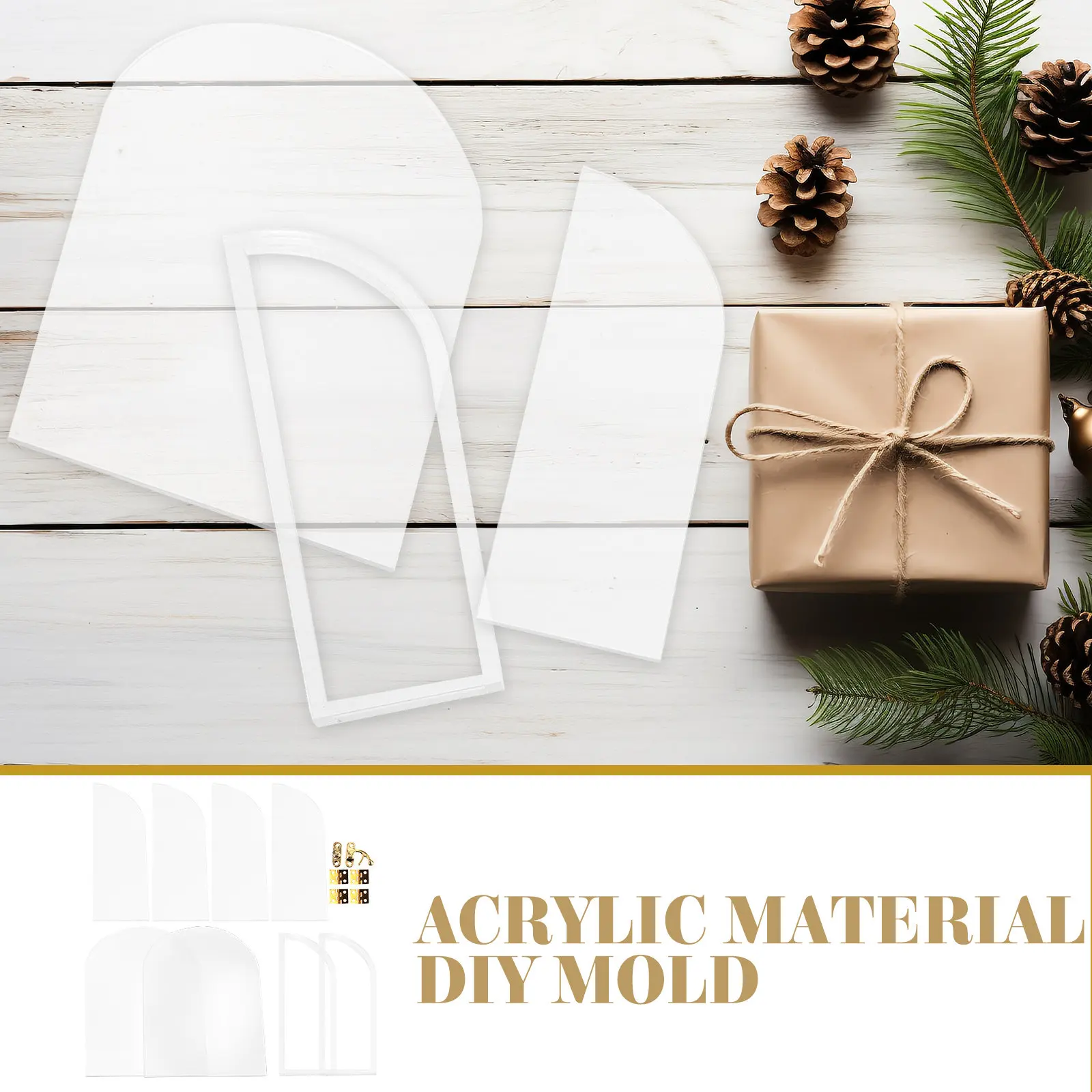 

Quicksand DIY Frame Acrylic Sandscape Mold for Moving Sand Art Desktop Decor Craft Ornament Display Stand Creative Home Office