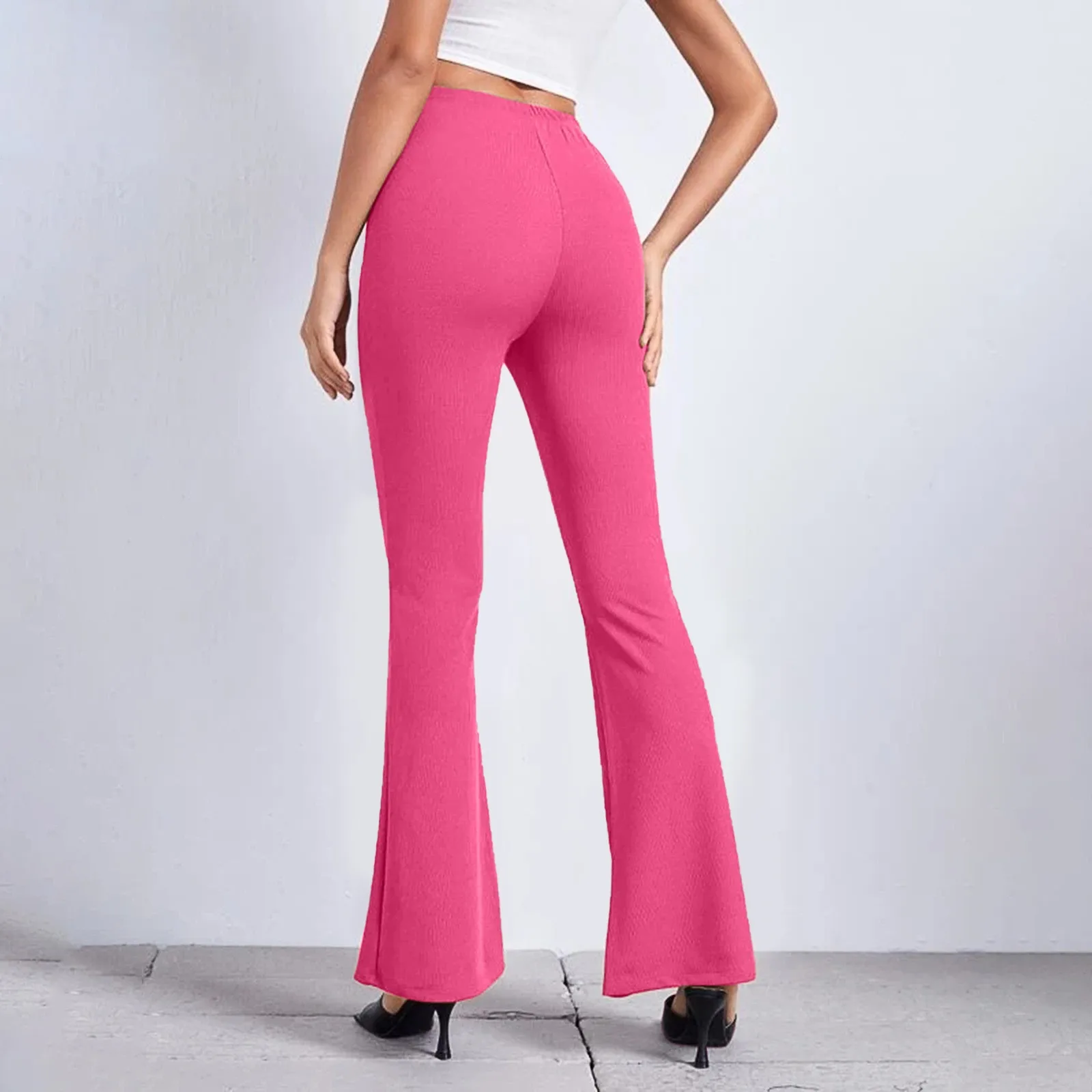 رقيقة أحادية اللون تناسب ضئيلة مطاطا السراويل مضيئة ، الرياضة الترفيهية واليوغا السراويل التدريب ، الأوروبي والأمريكية ، الربيع والصيف #2