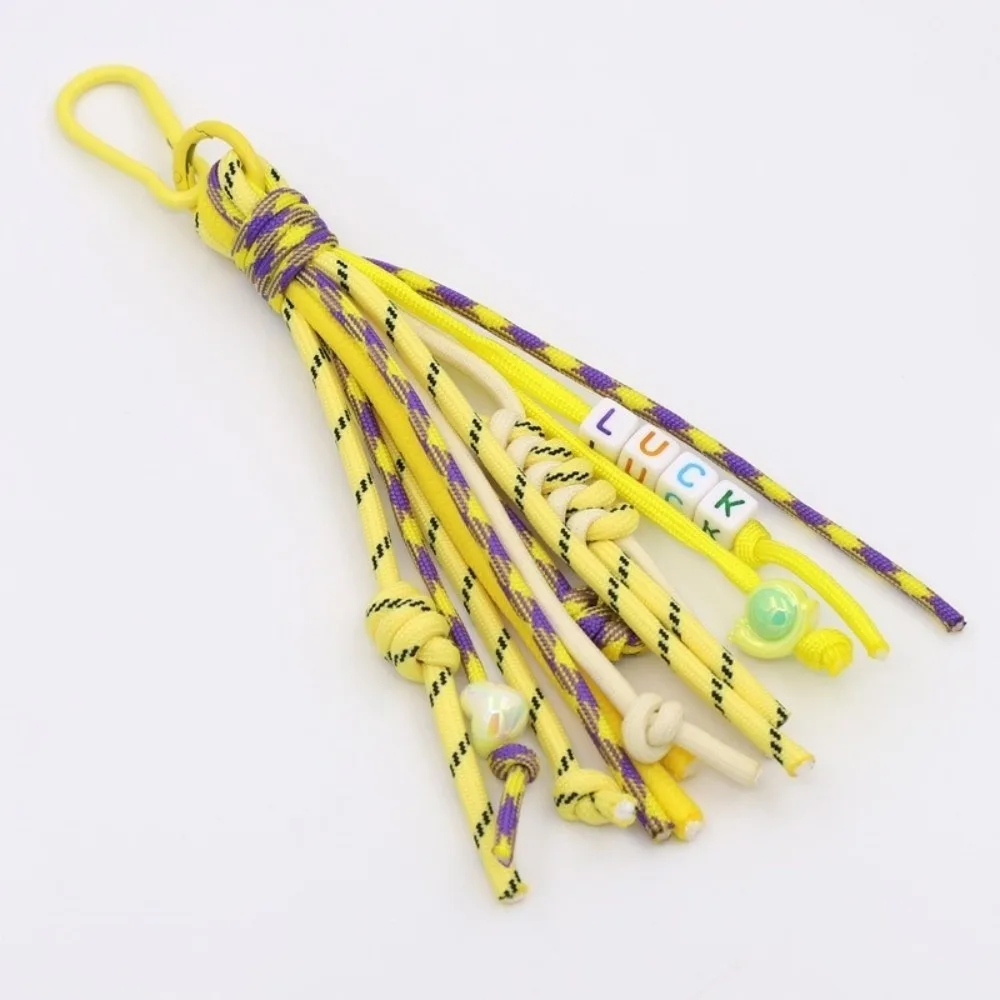 

New Colorful Bag Charms Braided Bohemian Style Bag Pendant Handmade Jewelr Key Ring Gift