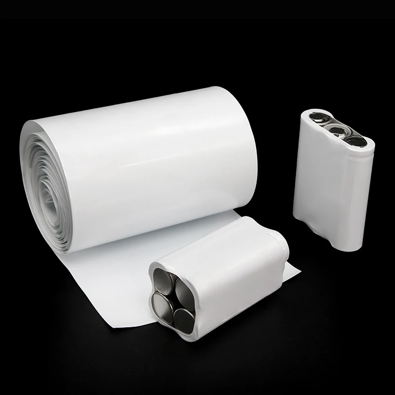 Bunter PVC-Schrumpfschlauch, Breite 110–500 mm, für 18650 Lipo-Akkupacks, isolierende Folienhülle, Lithium-Gehäuseschutz, Kabelhülle