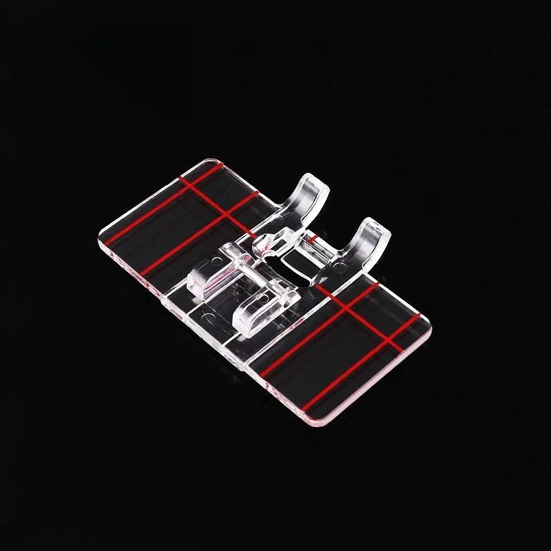 Plastic Clear Parallel Stitch tool Foot Presser Border Guide Foot Domestic Sewing Machine accessories for